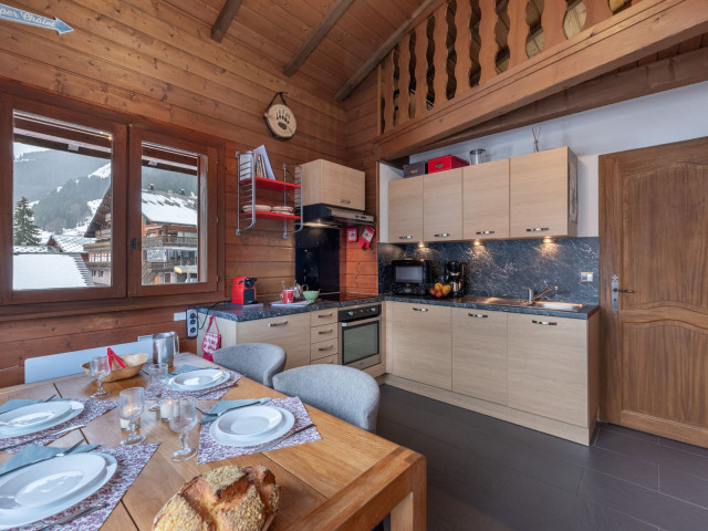 Résidence Alpina, Appartement 6, séjour, Châtel Location Ski