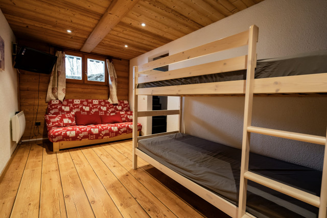 Residence Alpina, bedroom 2 bunk beds + 1 sofa bed, Châtel Portes du Soleil