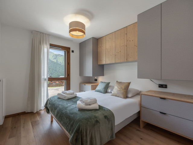 Apartment block Art Mony, Apartment 107, Chatel, Bedroom, Relaxing in the mountains