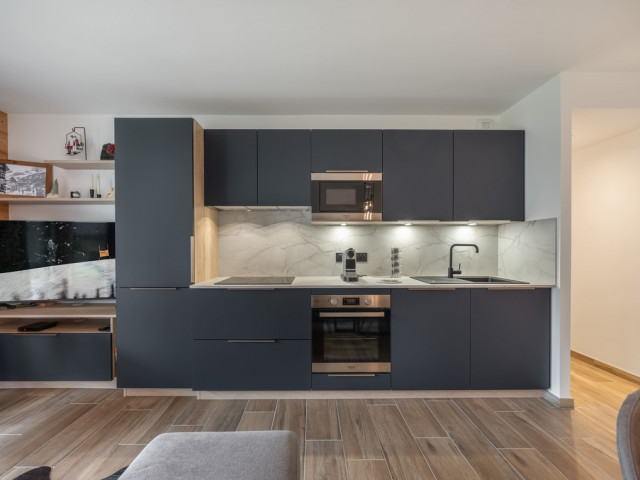 Apartment block Art Mony, Apartment 203, Chatel, Kitchen, Modern accommodation