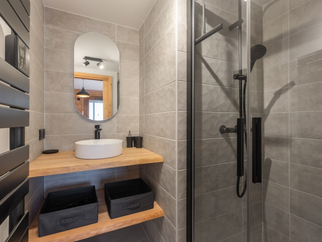 Apartment block Art Mony, Apartment 203, Chatel, Shower room, Winter sports