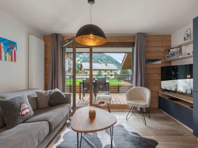 Résidence Art Mony, Appartement 203, Châtel, Séjour, Vacances à la montagne