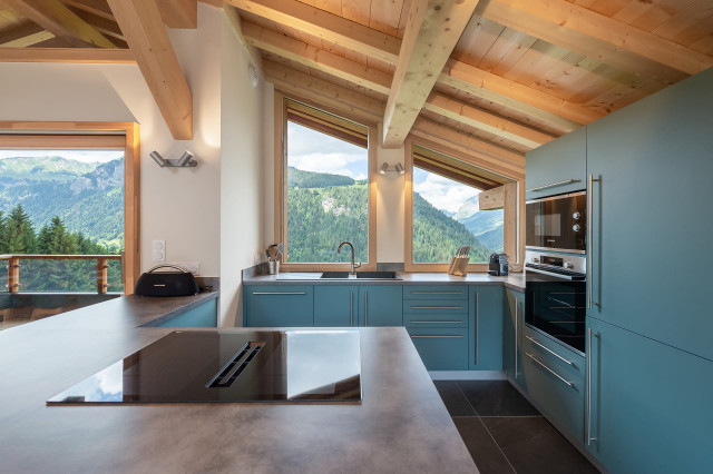 Résidence chalet de Vonnes - Appartement 10 - cuisine - Chatel haute-savoie