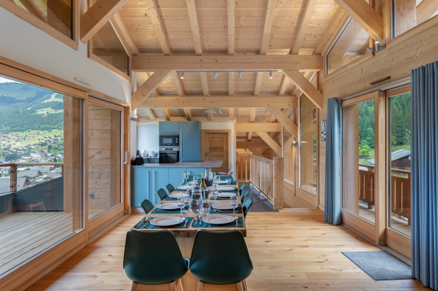 Résidence chalet de Vonnes - Appartement 10 - salle à manger - Châtel été
