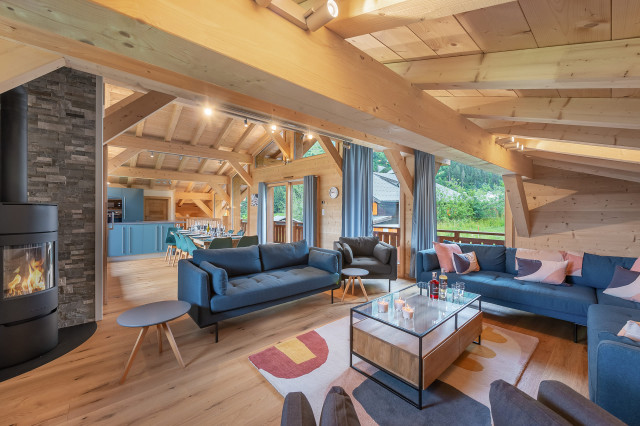 Résidence chalet de Vonnes - Appartement 10 - salon - Châtel montagne