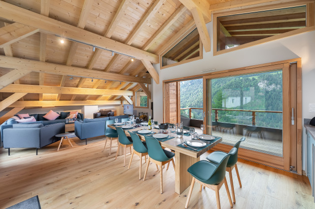 Résidence chalet de Vonnes - Séjour - Châtel hiver