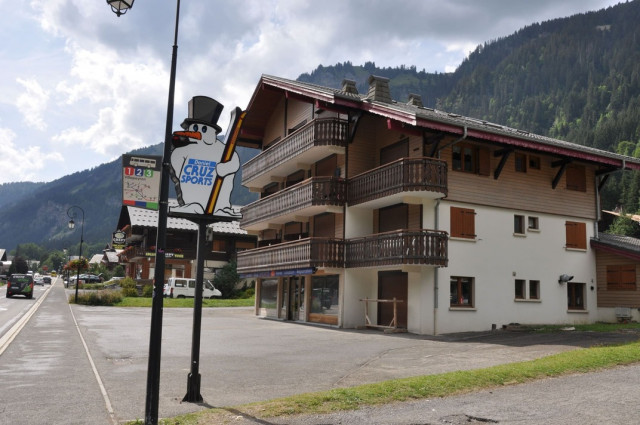 Chalet du Perthuis Residence, street view, Châtel Linga ski resort