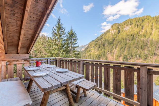 Chalets des Freinets Residence, Building C, Apartment 301, Terrace, Châtel, Haute-Savoie