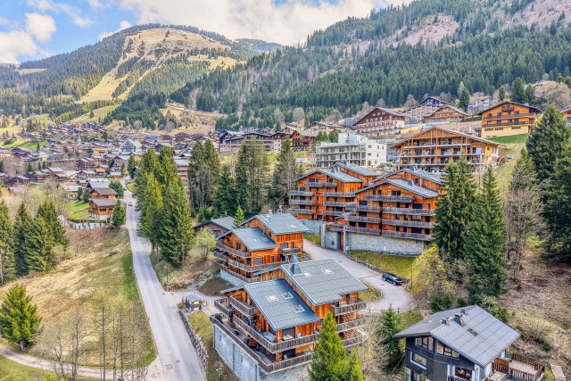 Chalets des Freinets Residence, Building C, Apartment 301, view of the residence, Châtel Les Portes du Soleil