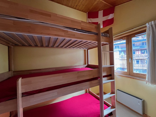Résidence Chambron, Appartement n°4D, Chambre avec 3 lits superposées, Châtel Location ski