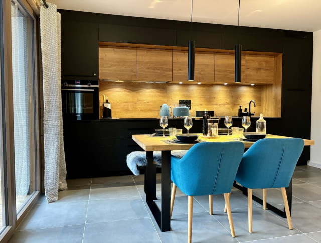 Résidence l'Alchimie, Appartement 11C, Châtel, Cuisine, Escapade familiale