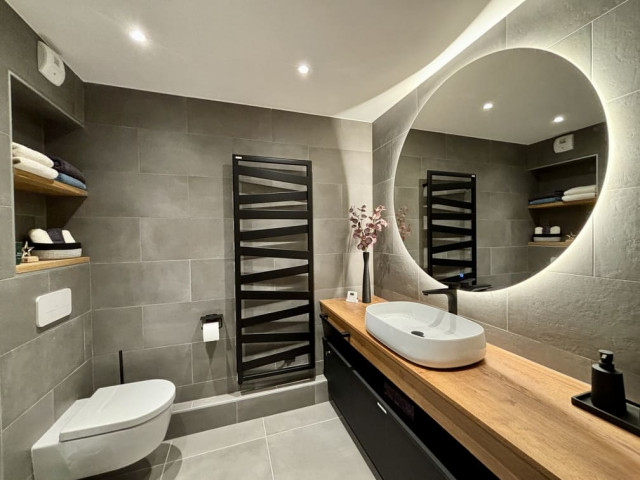 Résidence l'Alchimie, Appartement 11C, Châtel, Salle de douche, Remontées mécaniques