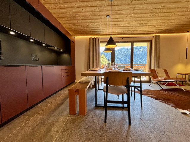 Résidence l'Alchimie, Appartement 12C, Châtel, Cuisine, Portes du Soleil