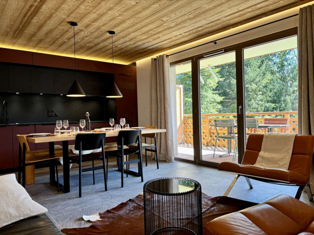 Résidence l'Alchimie, Appartement 12C, Châtel, Séjour, Alpes du Nord