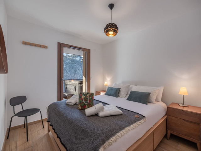 Résidence l'Alchimie, Appartement 1C, Chambre double, Châtel Vacances au ski