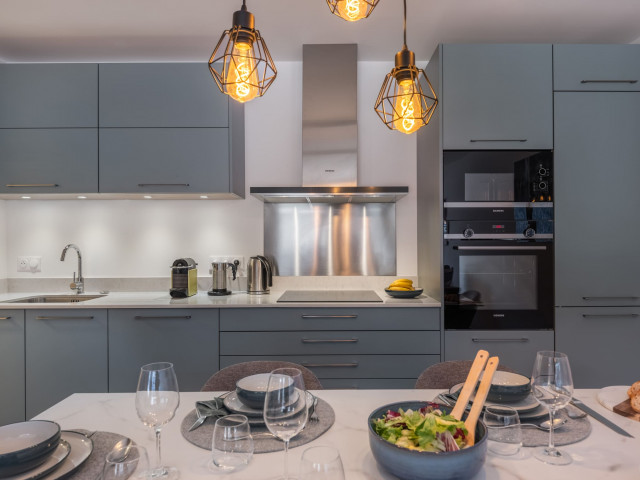 Résidence l'Alchimie, Appartement 1C, Châtel, Cuisine, Station de ski