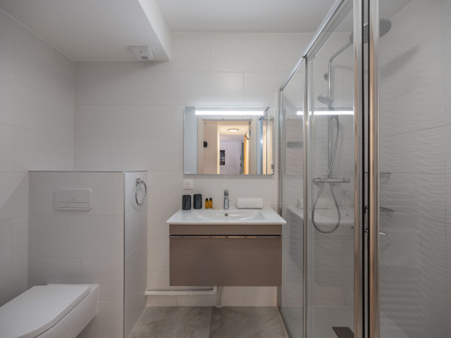 Résidence l'Alchimie, Appartement 1C, Châtel, Salle de douche, Alpes Françaises