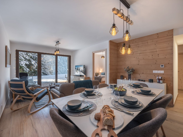 Résidence l'Alchimie, Appartement 1C, Châtel, Séjour, Haute Savoie