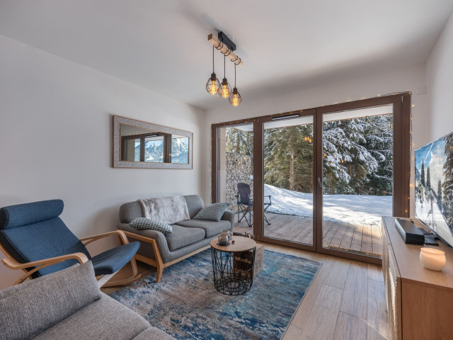 Résidence l'Alchimie, Appartement 1C, Séjour, Châtel Montagne