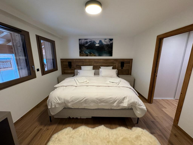 Résidence L'Alchimie, Appartement 21 A, Chambre 1 lit double avec salle de douche/ Wc en suite; Châtel