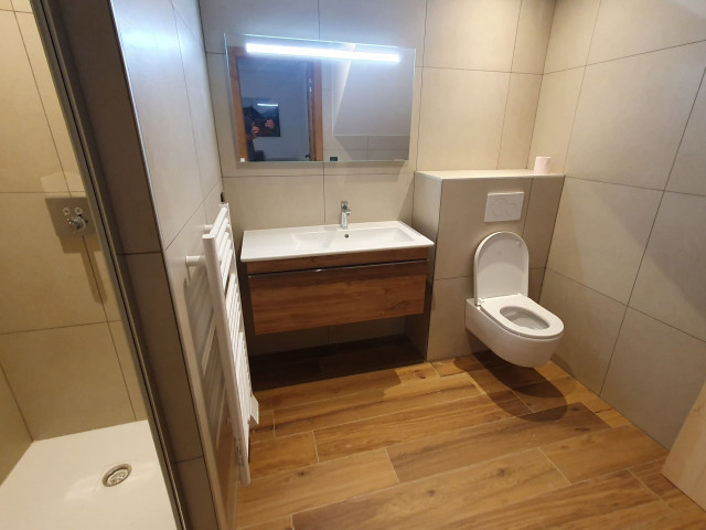 Résidence L'Alchimie, Appartement 21 A, Salle de douche/ Wc de la Chambre double, Châtel