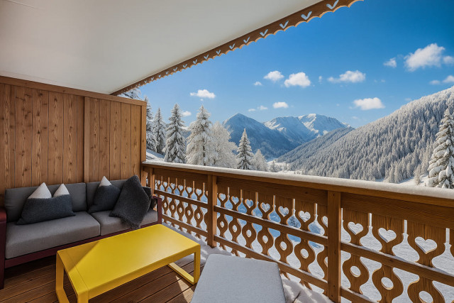 Residence l'Alchimie, Apartment 22B, Chatel, Balcony, Snow