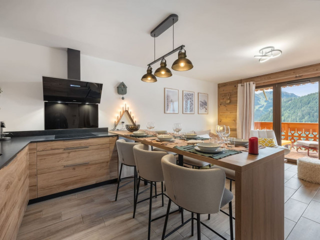 Residence l'Alchimie, Apartment 22B, Chatel, Living room, Ski passes
