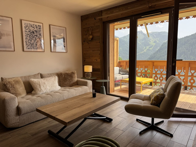 Résidence l'Alchimie, Apartment 22B, Living room, Petit Châtel