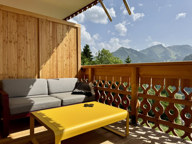 Résidence l'Alchimie, Apartment 22B, Terrace with Mountain view, Châtel Sunny Holidays