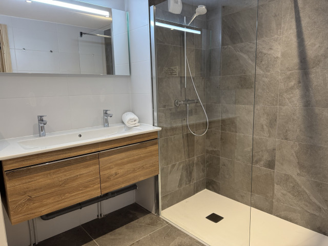 Résidence l'Alchimie, appartement B 11, salle de douche, Châtel Les Portes du Soleil