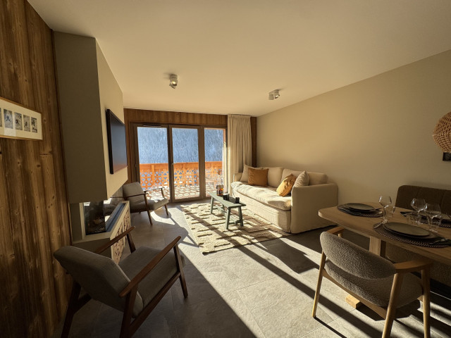 Résidence l'Alchimie, appartement B 11, salon, Châtel Les Portes du Soleil