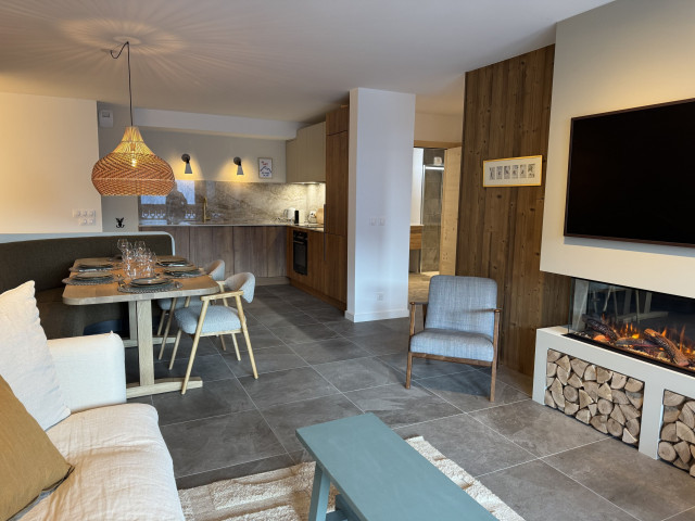 Résidence l'Alchimie, appartement B 11, salon, Châtel Les Portes du Soleil