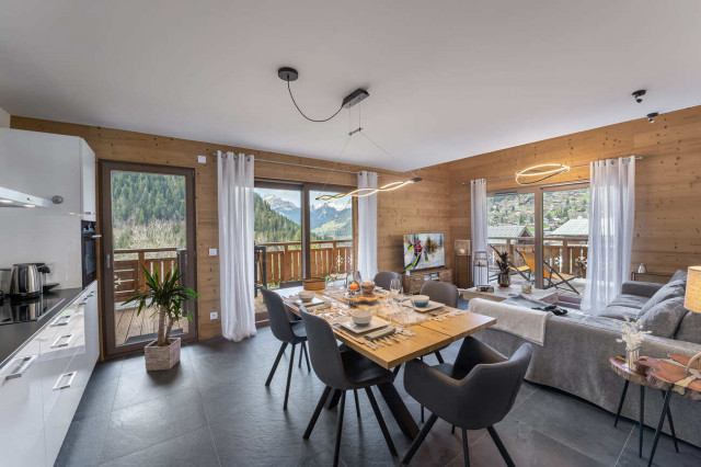 Residence l'Alpujarra, apartment 303, Living room, Châtel Mountain Holidays