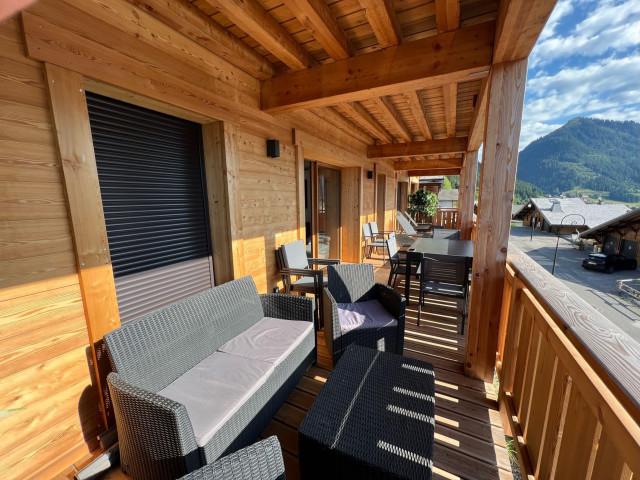 Apartment P'tite Grange n°202, Balcony with view, Châtel Summer Trail