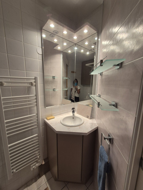 Le Chamois - Les Jonquilles Residence, shower room, Châtel Soleil Ski Vacations