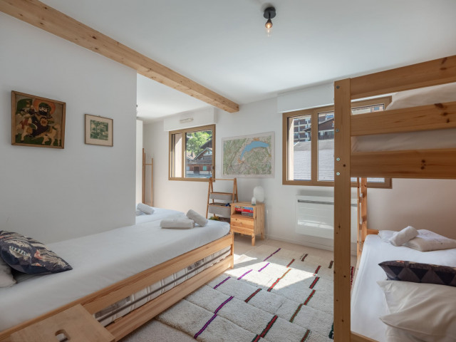 Residence Le Lion d'Or, Apartment 12, Chatel, Bedroom single beds, Ski resort