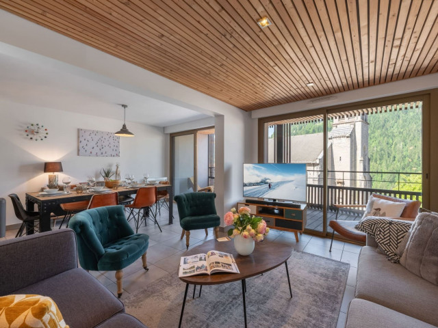 Résidence Le Lion d'Or, Appartement 4, Châtel, Séjour, Vacances en famille