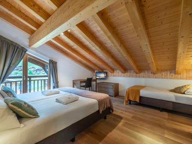 Résidence Le Mont Blanc - Oasis, Appartement 07A, La Chapelle d'Abondance, Chambre triple, Station familiale Châtel