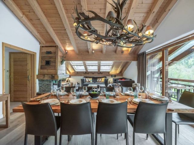 Résidence Le Mont Blanc - Oasis, Appartement 07A, La Chapelle d'Abondance, Séjour, Location hébergement Châtel