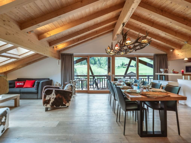 Résidence Le Mont Blanc - Oasis, Appartement 07A, La Chapelle d'Abondance, Séjour, Portes du Soleil Châtel