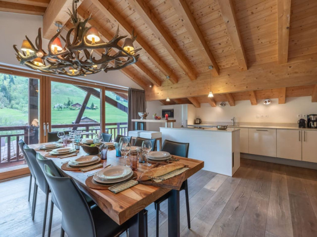 Résidence Le Mont Blanc - Oasis, Appartement 07A, La Chapelle d'Abondance, Séjour, Vacances Châtel
