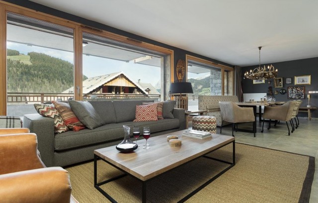 Résidence le Mont Royal, 8 personnes, Châtel, Vonnes, salon, salle à manger