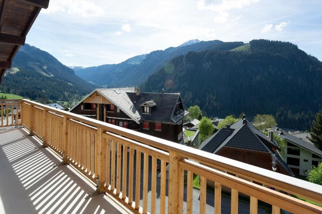 Résidence le Mont Royal, 9 personnes, Châtel, Vonnes, balcon, vue montagnes