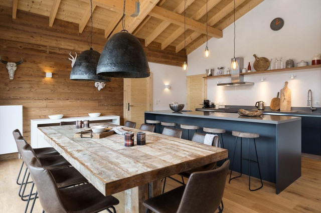 Residence The Mont Royal, Dining room with kitchen, Châtel Abondance 74