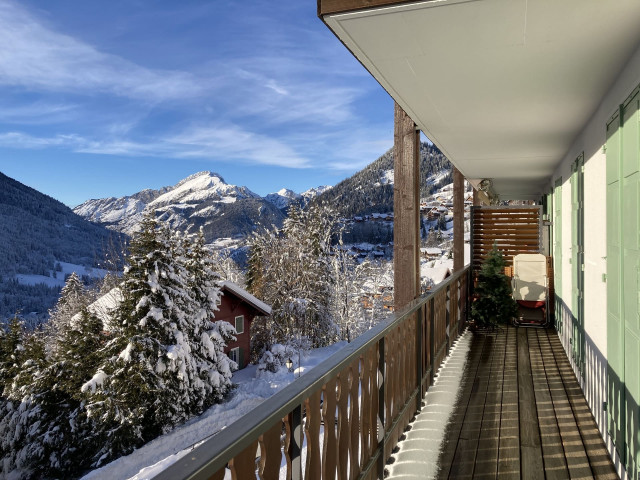 Residence Le Morclan n°15, Balcony mountain view, Châtel Village 74