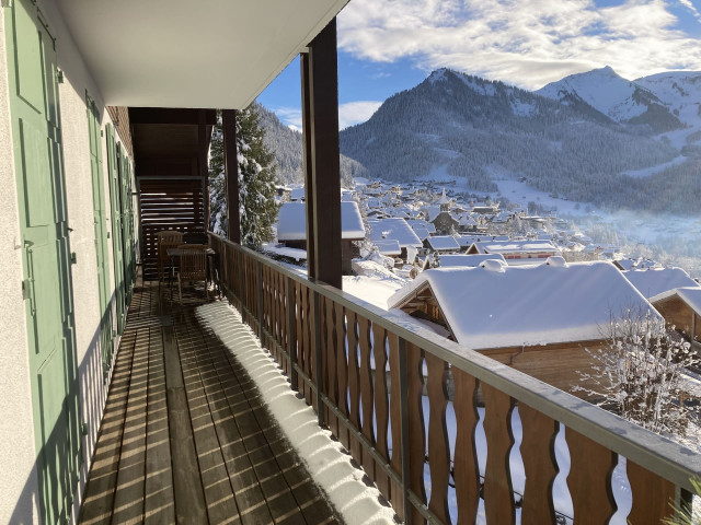 Residence Le Morclan n°15, Balcony mountain view, Châtel Snowy village 74