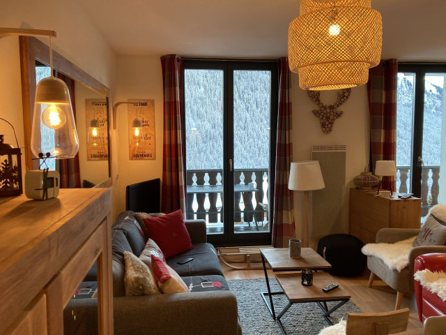 Residence Le Morclan n°15, Living room, Châtel 74390