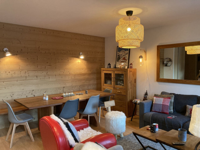 Residence Le Morclan n°15, Living room, Châtel Mountain holidays 74