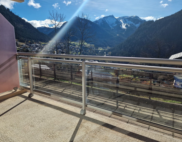Residence Solarium, Appartment 1, Sunny balcony, Châtel
