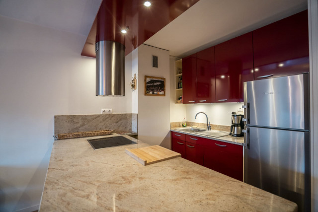 Résidence Le Solarium, fully equipped kitchen, Châtel Les Portes du Soleil